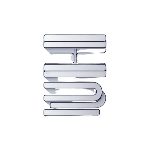 Chrome towel radiator on a white background